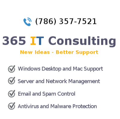 Managed Service Provider 365 IT Consulting in Miami FL
